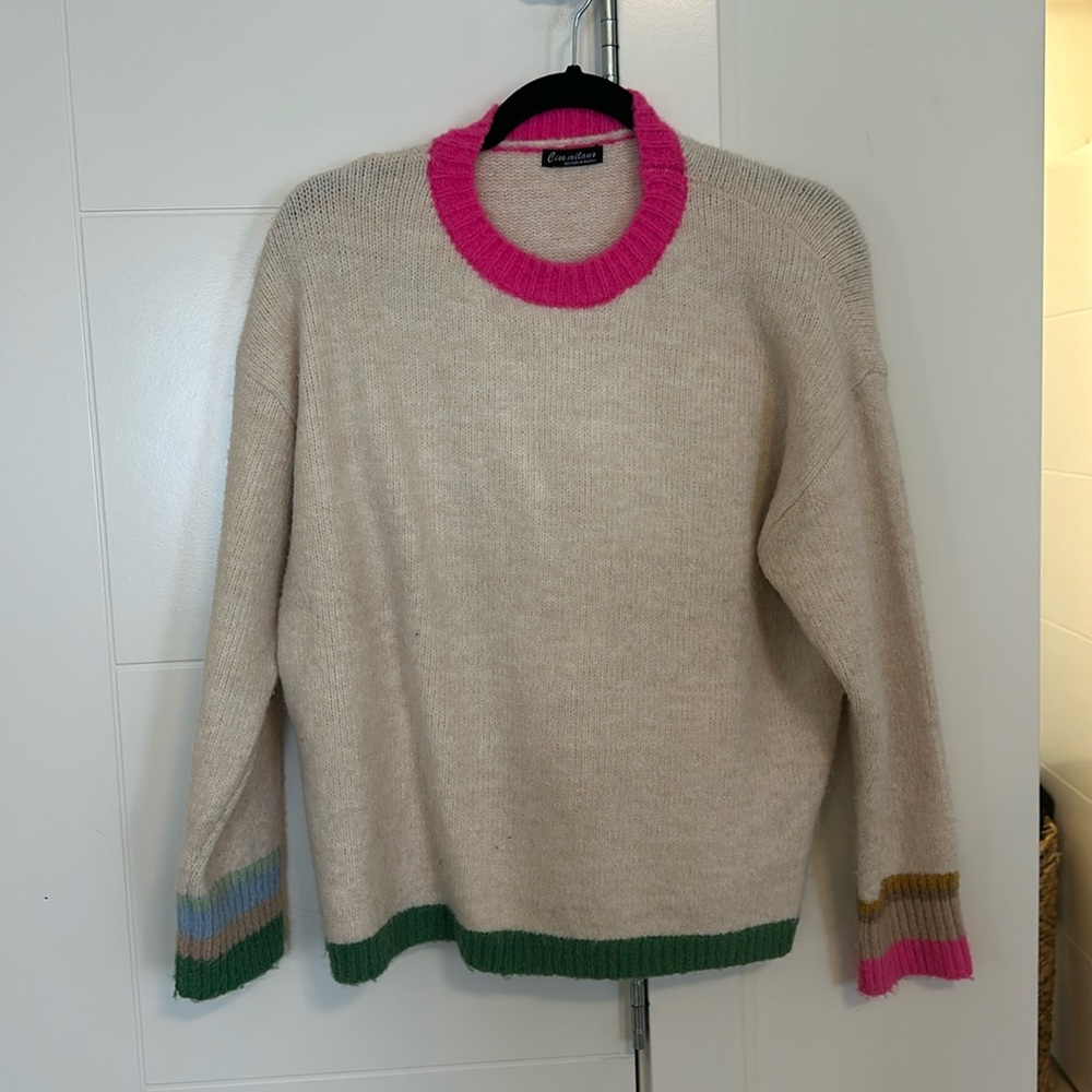 Ciao Milano Paris Colour Block Sweater